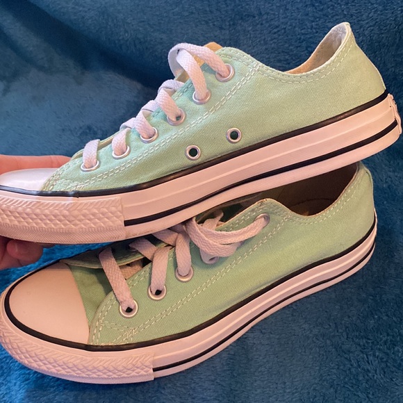 Converse All Star coke: Beach Glass mens 5 women’s 7 EUC, low top - Picture 5 of 7